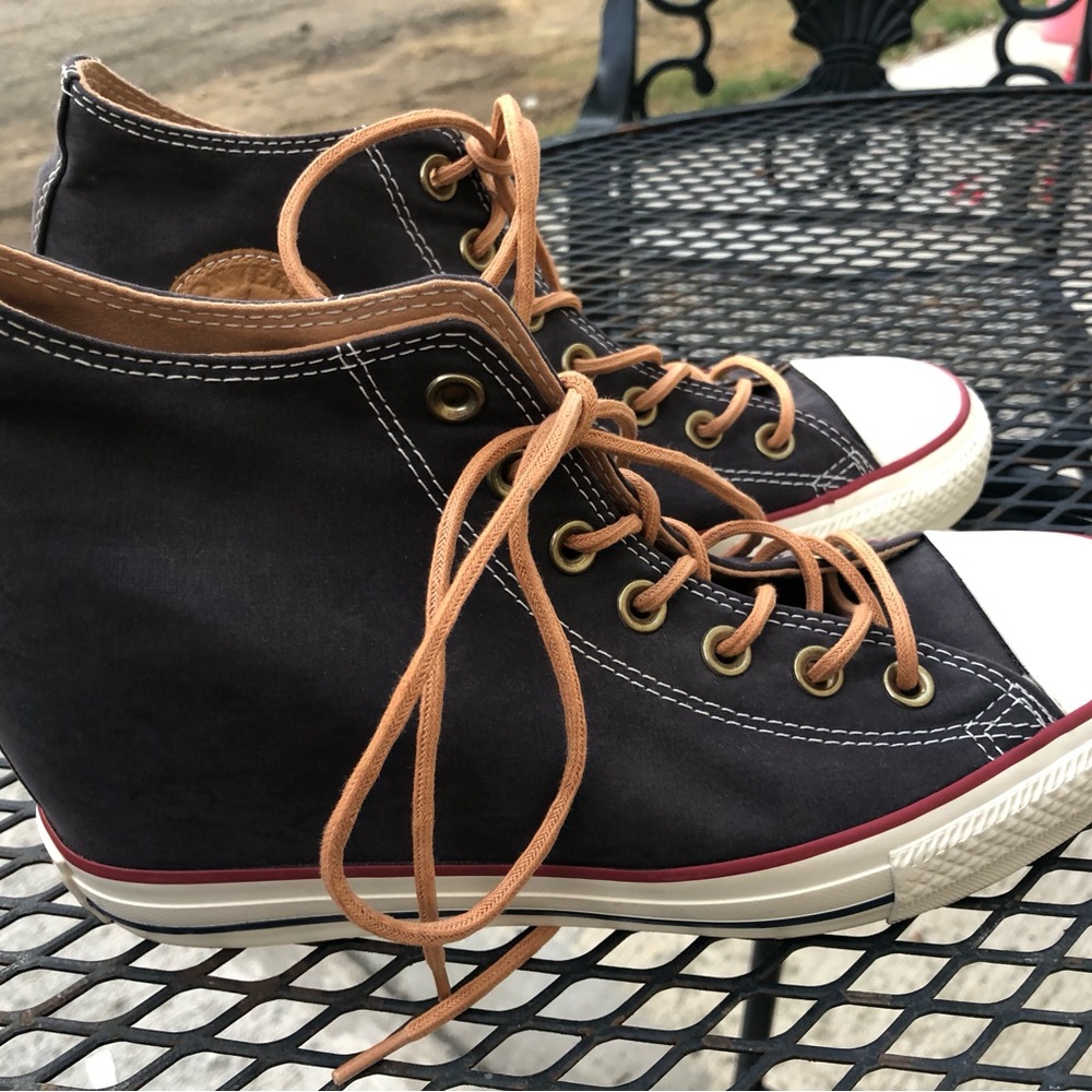 Converse Womens CTAS Hidden Wedge Gray Casual Shoes Sneakers Shoes size 9.5